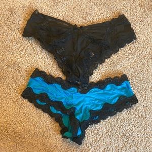 2 Pair Victoria Secret Cheeky Panties
